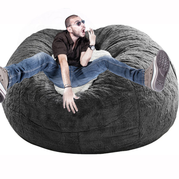 Trule 6Ft Bean Bag Chairs Cover, Giant Bean Bag Cover & Reviews Wayfair
